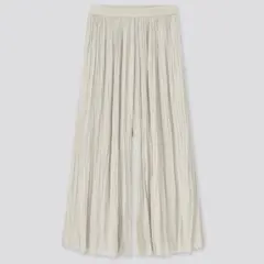 UNIQLO ワッシャーサテンスカートパンツ S