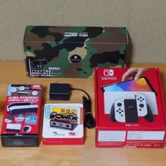 極美品☆ Nintendo Switch 有機ELモデル 豪華オプションセット！