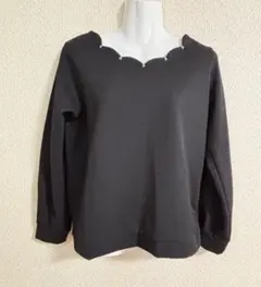 GLACIER ハニーズ　黒カットソーM