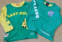 BABY DOLL 長袖カットソー 80cm 2枚セット