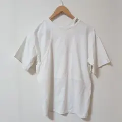 CLANE　レイヤード風デザイン 半袖Tシャツ ホワイトのサムネイル
