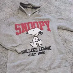 ZARA☆スヌーピー　フード　ワンピース　裏起毛　116