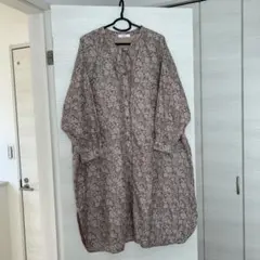 Samansa Mos2 花柄ロングワンピース