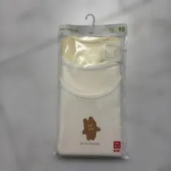 ユニクロ　ベビー　コットンフライスインナー　半袖　2枚組
