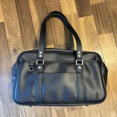 美品　イーストボーイ スクールバッグ　ブラック　刺繍黒