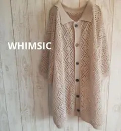 WHIMSICメッシュジャガードニットシャツのサムネイル