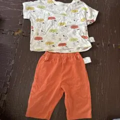 ベビーパジャマ　スヌーピー　90 半袖　半ズボン