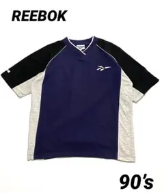 90’s リーボック ブルガリア製 デザインカットソー Tシャツ XLのサムネイル