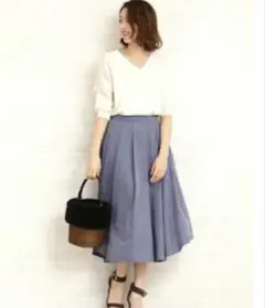 N.（N. Natural Beauty Basic）　ミモレスカート
