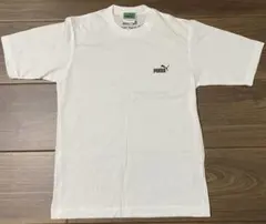 PUMA プーマ Tシャツ 150 白 ワンポイントロゴ 半袖 キッズ ジュニア