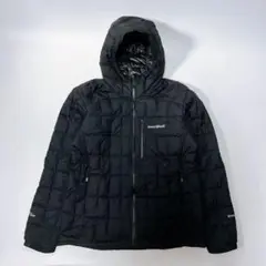 モンベル　イグニスダウンパーカ　ブラックL-Rスタッフバッグなし1101594① ダウンジャケット イグニス ダウンパーカ 1101594 BK | スポーツ