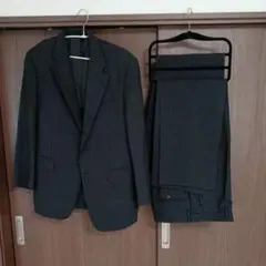 FARAGO グレー ストライプ スーツAB6美品