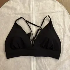 Lands' End ブラックビキニトップ XL