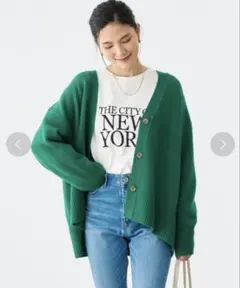 グリーンレーベル　カーディガン