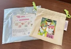 3COINS りぼんコラボ ミニ巾着 ルナティック雑技団 スリーコインズ スリコ