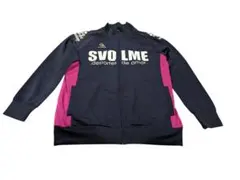 SVOLME ジップアップジャージ ネイビー/ピンク　Lサイズ