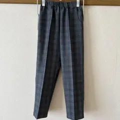 グレー系チェック カジュアルパンツ 新品未使用