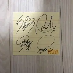 Halo at 四畳半　サイン入り色紙 ライブグッズ