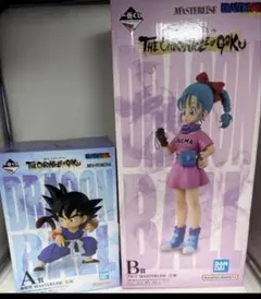 一番くじ　ドラゴンボール　A賞　孫悟空　B賞　ブルマ　フィギュア　２点セット