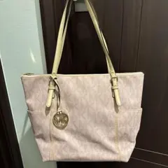 【Michael Kors 】ピンクベージュ トートバッグ