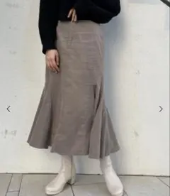 MAJESTIC LEGON 細コールスリムマーメイドスカート