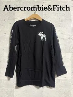 【さらに半額】アバクロ　Abercrombie 長袖カットソー　黒　120
