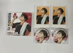 ハイキュー 西谷夕 極楽湯 缶バッジ ポラショット コースター