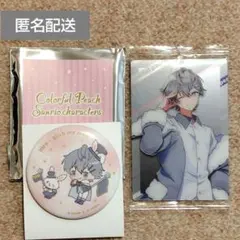 カラフルピーチ　からぴち　ヒロくん　サンリオコラボ　缶バッチ&ウエハース　カード