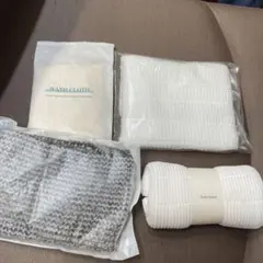 ボディタオルとウォッシュタオルセット