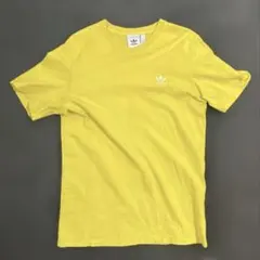 最終値引きadidas Originals トレフォイル Tシャツ イエロー Lのサムネイル