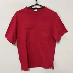 lands' end ローズレッド　ポケット　Tシャツ　Lのサムネイル