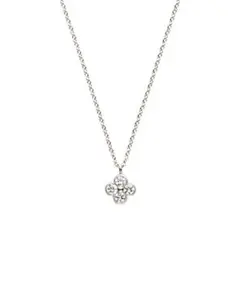 va vendome aoyama シルバージルコニアフラワーネックレス