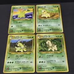 ポケモンカード 旧裏 チコリータ ベイリーフ 2枚 プレミアムファイル