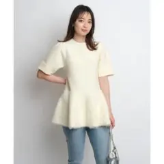 美品】Mystrada ふわふわフェザープルオーバー 白 S - メルカリ