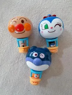 アンパンマン おっきな ねつ気球 マスコット　3点セット