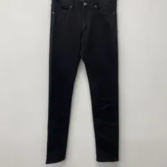 BLACK LABEL CRESTBRIDGE スキニーデニムパンツ M 黒◎7のサムネイル