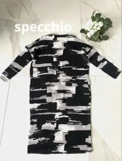 specchio スペッチオ シャトルプリーツ 膝丈ワンピース 40のサムネイル