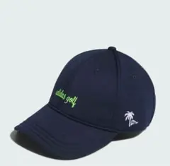 送料無料 新品 adidas GOLF パームツリー モチーフキャップ NVY