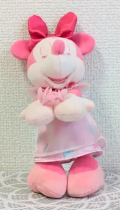ディズニーリゾート ミニーマウス ぬいぐるみバッジ 桜