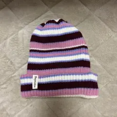 ストライプ ニット帽