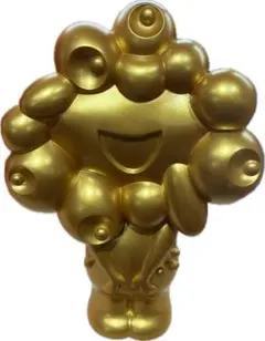 EXPO2025 万博　ミャクミャク　ソフビ貯金箱　ゴールド　金色