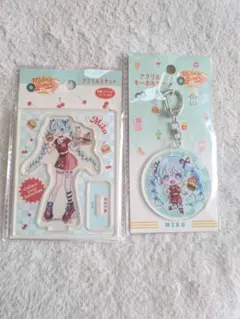 ダイソーコラボ 初音ミク アクスタ キーホルダー