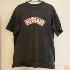 nitraid 半袖Tシャツ アーチロゴ ブラック L