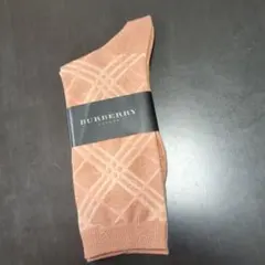 BURBERRY チェック柄ソックス 23-24cm　ヴィンテージ