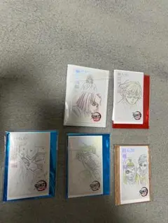 鬼滅の刃　ムビチケ風カード 5点