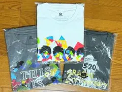 週末限定値下げ‼️ 【新品未使用】 嵐 ARASHI 白・グレー Tシャツ 3点