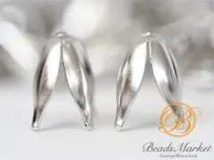 ZS-54【30個】＊チューリップ型＊高さ→12㎜ 開口部→10㎜前後