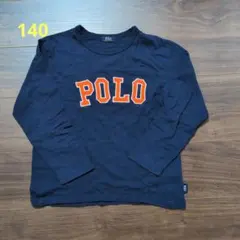 POLO 長袖カットソー 140cm ネイビー