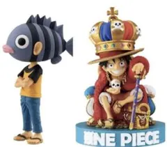ワンピース ワーコレ 尾田栄一郎 フィギュア 2個 ワンピース ワールドコレクタブルフィギュア尾田栄一郎2点セット×2