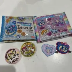 ナルミヤキャラクターズ ラバークリップ、刺繍缶バッジセット